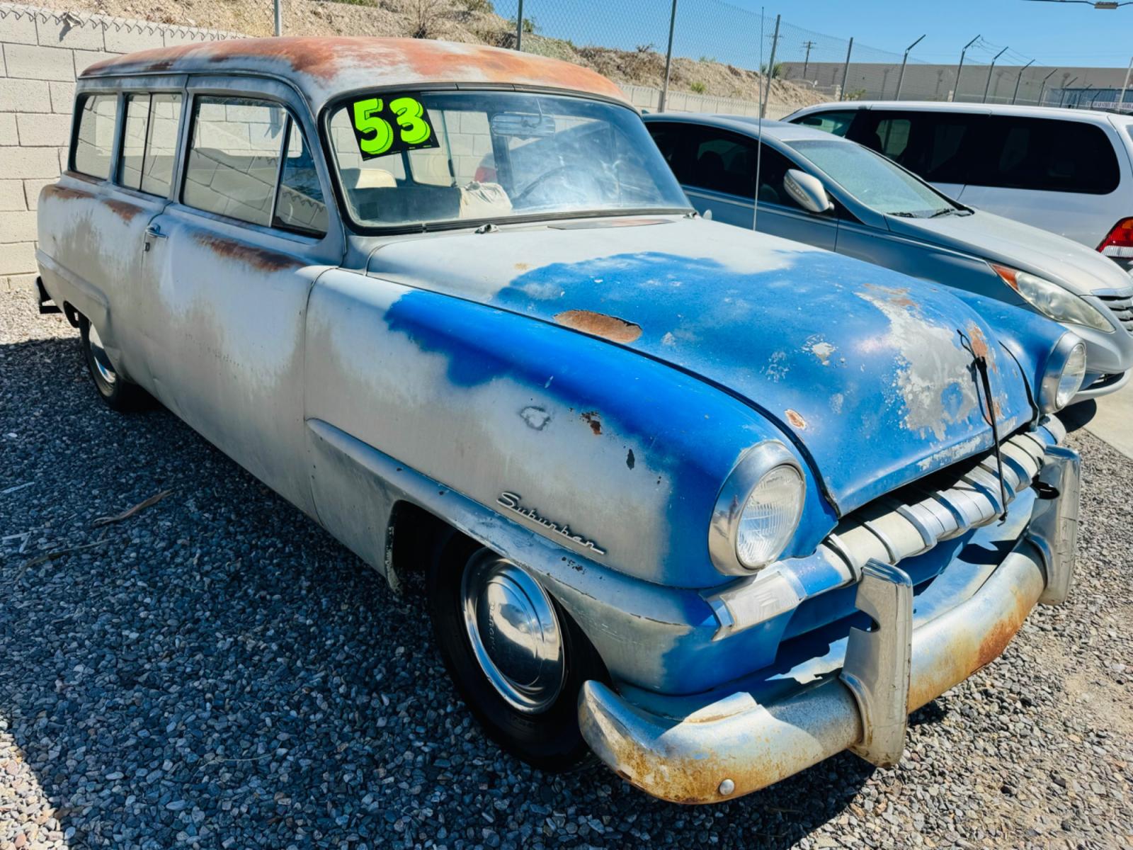 1953 Silver Plymouth Suburban , located at 2190 Hwy 95, Bullhead City, AZ, 86442, (928) 704-0060, 0.000000, 0.000000 - Photo #1